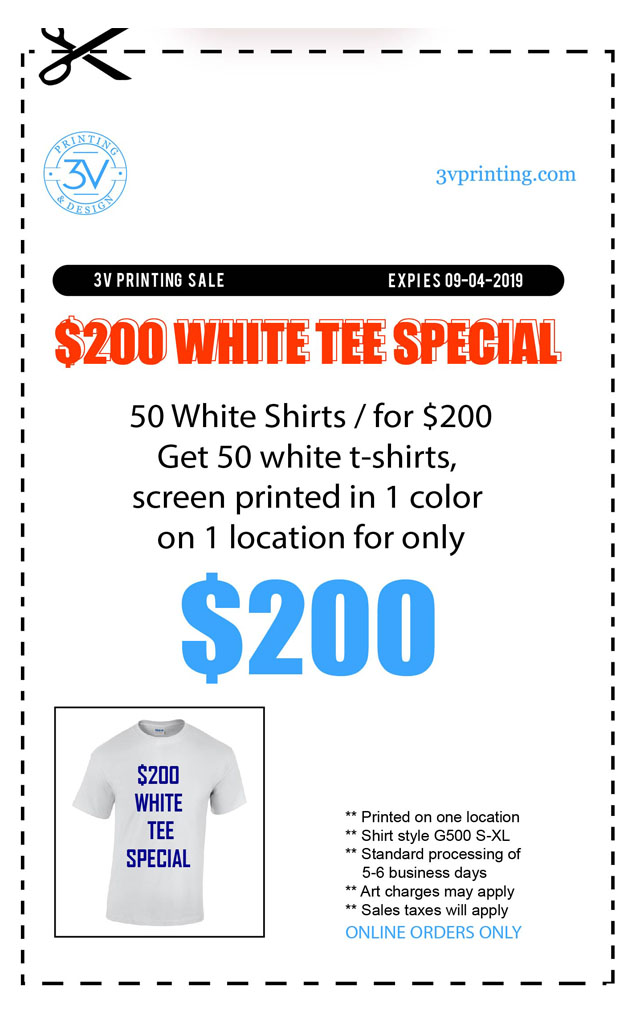 White tee special
